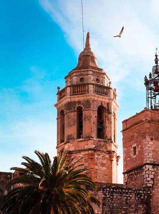 Monument històric en el casc de Sitges (Barcelona)